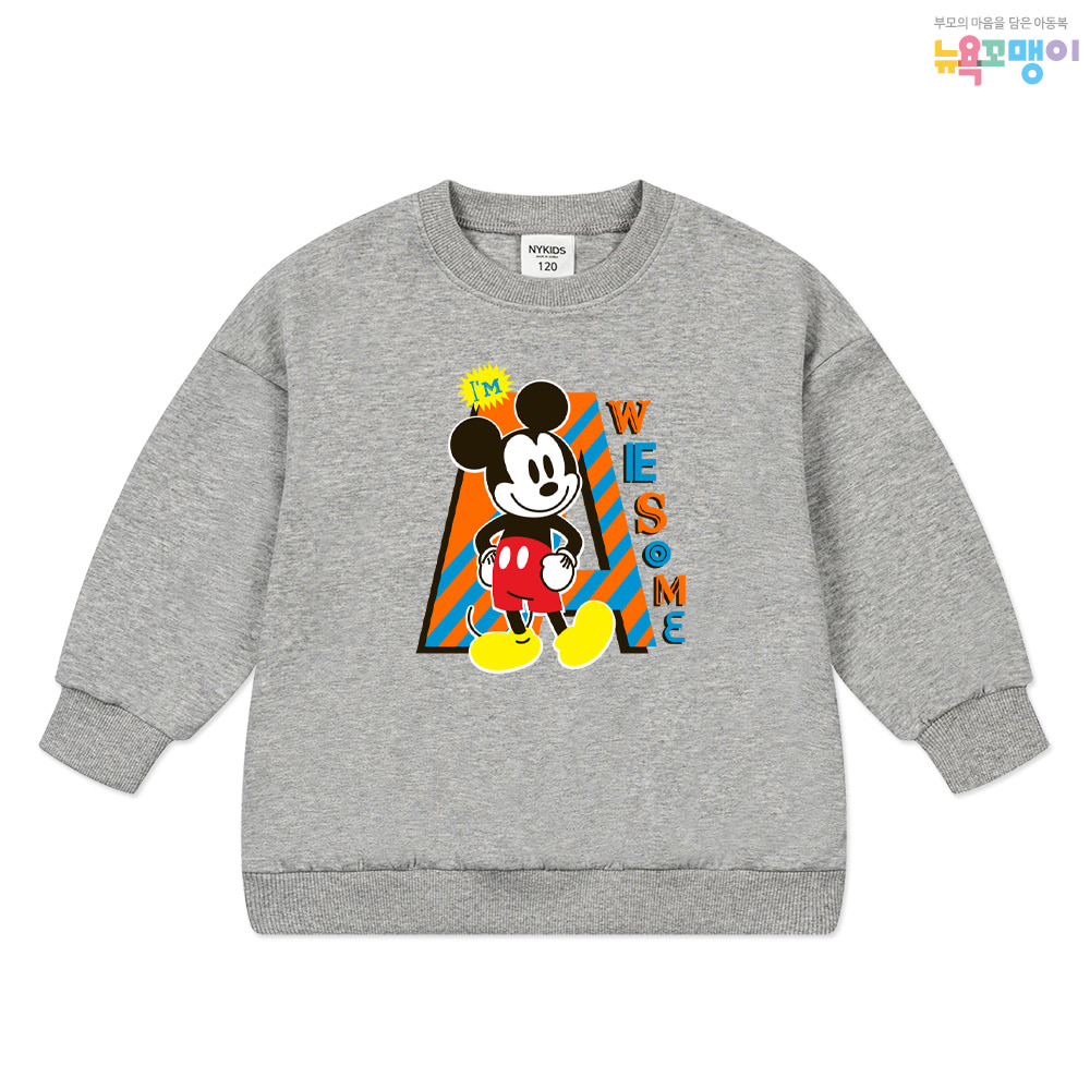 뉴욕꼬맹이 디즈니 맨투맨(오버핏) 티셔츠 G194 - 아동 주니어 오버핏맨투맨