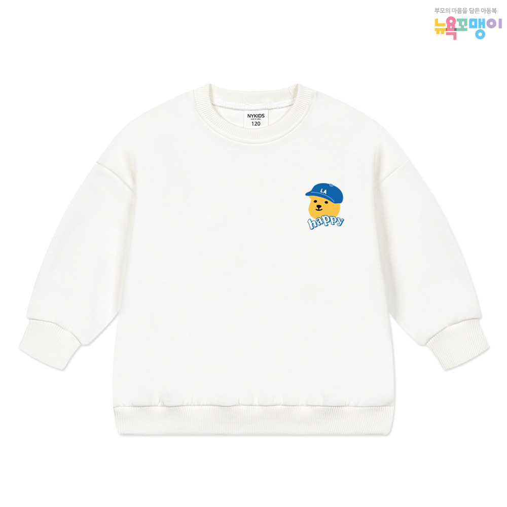 뉴욕꼬맹이 젤리베어 맨투맨(오버핏) 티셔츠 J073