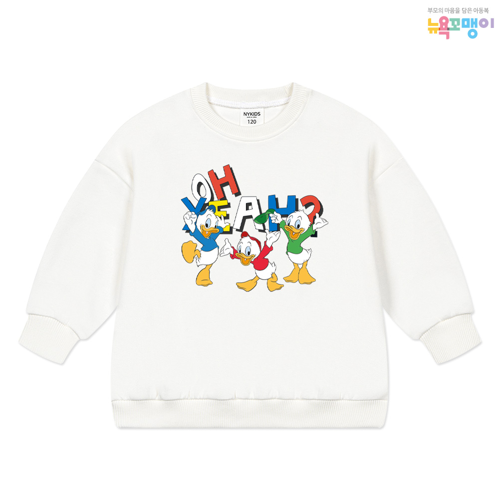 뉴욕꼬맹이 디즈니 맨투맨(오버핏) 티셔츠 G214 - 아동 주니어 오버핏맨투맨