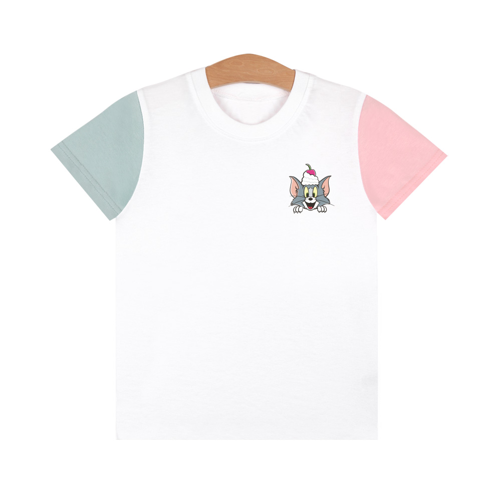 뉴욕꼬맹이 톰과제리 반팔(언발란스) 티셔츠 TJ018 - 아동 주니어 반팔티