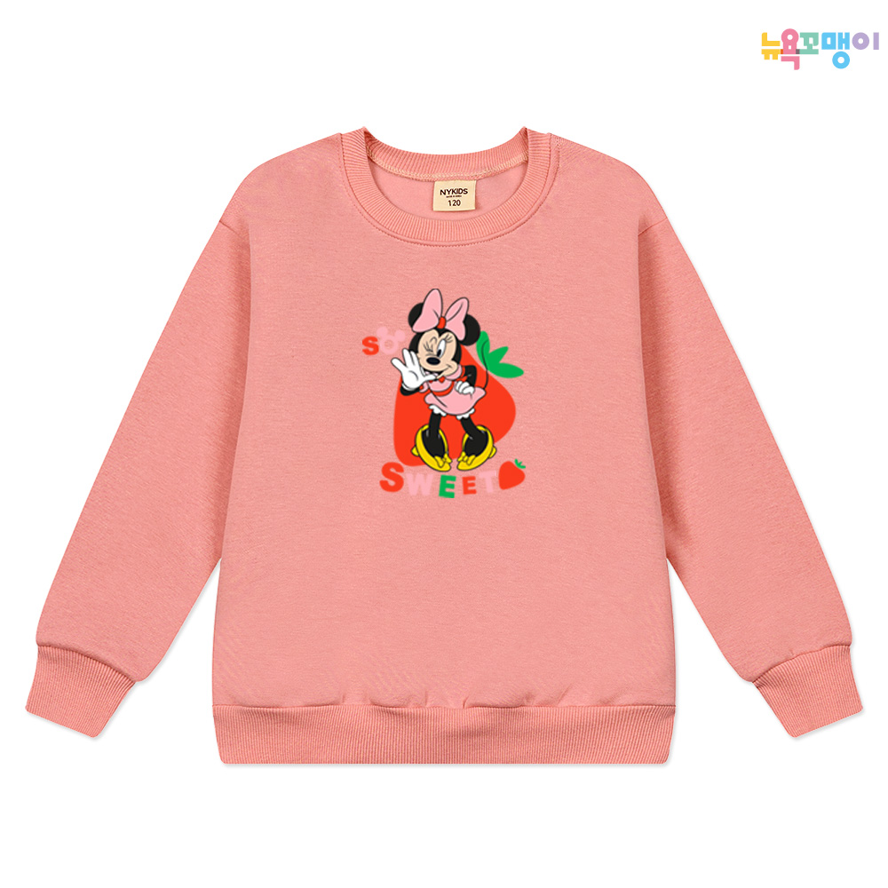 뉴욕꼬맹이 디즈니 맨투맨(기모) 티셔츠 G257 - 아동 주니어 기모맨투맨